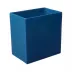 Lacquer Navy Wastebasket