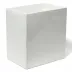 Lacquer White Wastebasket