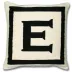 Reversible Letter Throw Pillow E