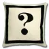 Reversible Letter Throw Pillow ?