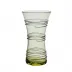 Ella Green Corset Vase 9"