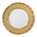 Bamboo Caning Natural Melamine Dinner Plate