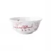 Country Estate Winter Frolic Ruby Cereal/Ice Cream Bowl