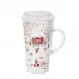 Country Estate Winter Frolic Travel Mug with Silicone Lid