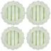 Cabana Stripe Melamine Dinner Plate Set of 4 - Seagrass