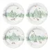 Berry & Thread North Pole Side/Cocktail Plate Assorted Set of 4