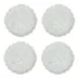 Berry & Thread Whitewash Thistle Cocktail Plate Set of 4