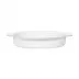 Puro 16" Oval Baker Whitewash