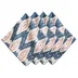 Ikat Blue/Pink Napkin Set of 4