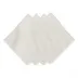 Berry Scallop White Napkin Set of 4