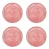 Berry & Thread Melamine Coral Dessert/Salad Plate Set of 4