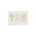 L'Amour Toujours Note Card Assorted Set/6 Gold