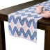 Ikat Blue/Pink Table Runner 18" x 90"