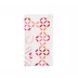Malta White, Pink & Orange Napkin Set of 4