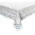 Malta White & Blue Tablecloth