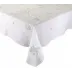 Monarch Garden White & Iridescent Tablecloth