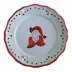 Babbo Natale Santa With Dots Dinner Plate