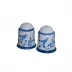 Sanremo Blue Salt & Pepper Shakers