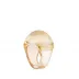 Cabochon Ring Clear Crystal, Gold Luster 49 (US 4.75) (Special Order)