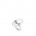Empreinte Animale Ring, Clear Crystal, Silver 51 (US 5.5) (Special Order)