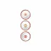 Vischio Melamine Mini Bowl Assorted Set Of 12 (4 Of Each Design)