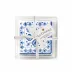 Moroccan Blue Cocktail Napkins w/Acrylic Holder Pack Of 40