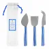 Mediterraneo Three Cheese Utensil Set Cotton Gift Bag