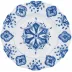 Moroccan Blue Melamine 11" Dinner Plate