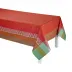 Bastide Red Pepper Coated Tablecloth 69" x 126"