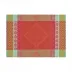 Bastide Red Pepper Coated Placemat 21" x 15"