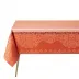 Mumbai Orange Coated Tablecloth 59" x 102"