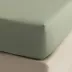 Charmilles Green Fitted Sheets 35" X 79" X 14"