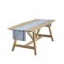 A L'Orangerie Blue Runner 16" x 126"
