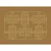 Hôtel Particulier Brown Placemat 20" x 14"