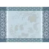 Manor Lane Enduit Blue Coated Placemat 20" x 14"