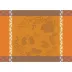 Manor Lane Enduit Orange Coated Placemat 20" x 14"