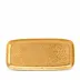 Alchimie Gold Rectangular Platter Large 21.5 x 10.25"