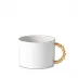 Hass Mojave White + Gold Tea Cup 8oz - 23cl
