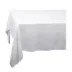 Linen Sateen White Tablecloth 70 x 126"