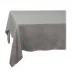 Linen Sateen Grey Tablecloth 70 x 126"