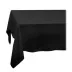 Linen Sateen Black Tablecloth 70 x 126"