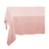 Linen Sateen Pink Tablecloth 70 x 126"