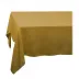Linen Sateen Mustard Tablecloth 70 x 126"