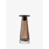 Beacon Taupe/Jet Black Candle Holder/Vase H8.75in