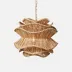 Alondra Natural Rattan Chandelier 22"D x 18"H