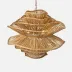 Alondra Natural Rattan Chandelier 40"D x 32"H