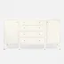 Conrad Deep Drawer Buffet Pristine Faux Raffia 64"L x 18"W x 34"H