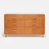 Dante Dresser Aged Camel Full-Grain Leather 60"L x 20"W x 34"H