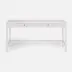 Isla Console White Peeled Rattan 48"L x 14"W x 31"H