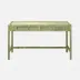 Isla Desk Sage 54"L x 24"W x 31"H Peeled Rattan